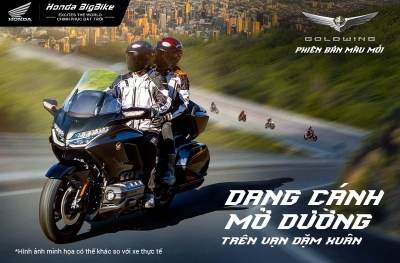 Honda Việt Nam giới thiệu phiên bản mới mẫu xe phân khối lớn Gold Wing và Rebel 500
