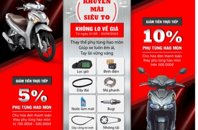 KHUYẾN MÃI SIÊU TO - KHÔNG LO VỀ GIÁ